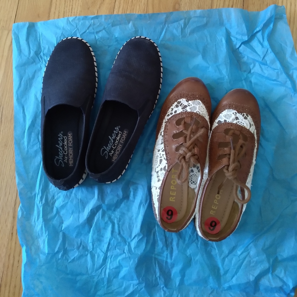 Skechers Waking Shoes & Report Shoes (size 6)